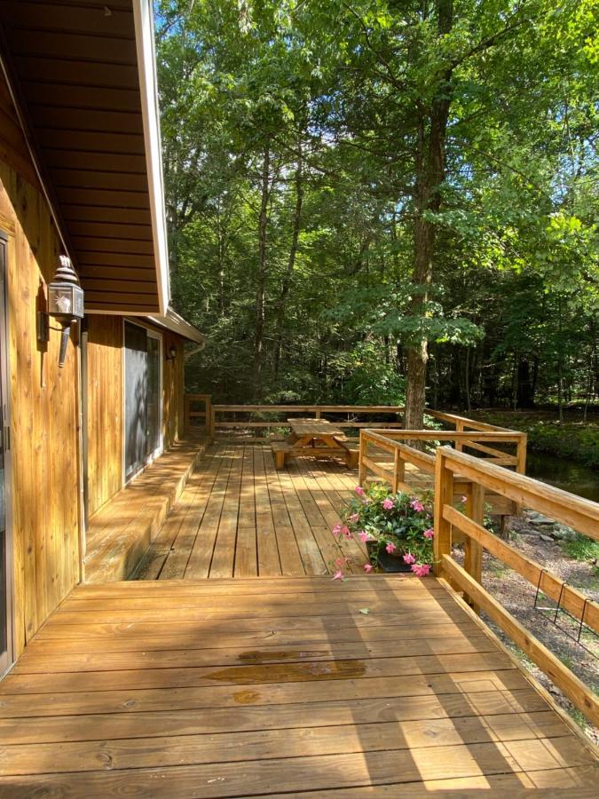 Secluded Chalet On Stream-Mins To Camelback Tannersville Ngoại thất bức ảnh