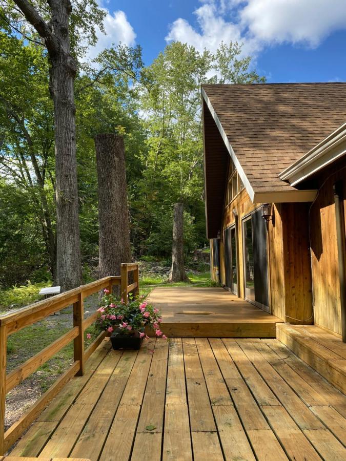 Secluded Chalet On Stream-Mins To Camelback Tannersville Ngoại thất bức ảnh